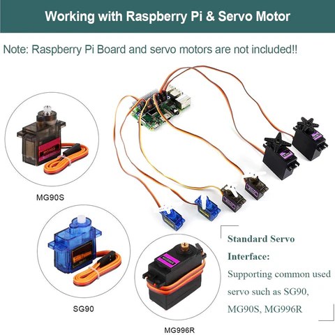 MakerFocus PWM Servo Motor Driver IIC Module 16 Channel for Raspberry