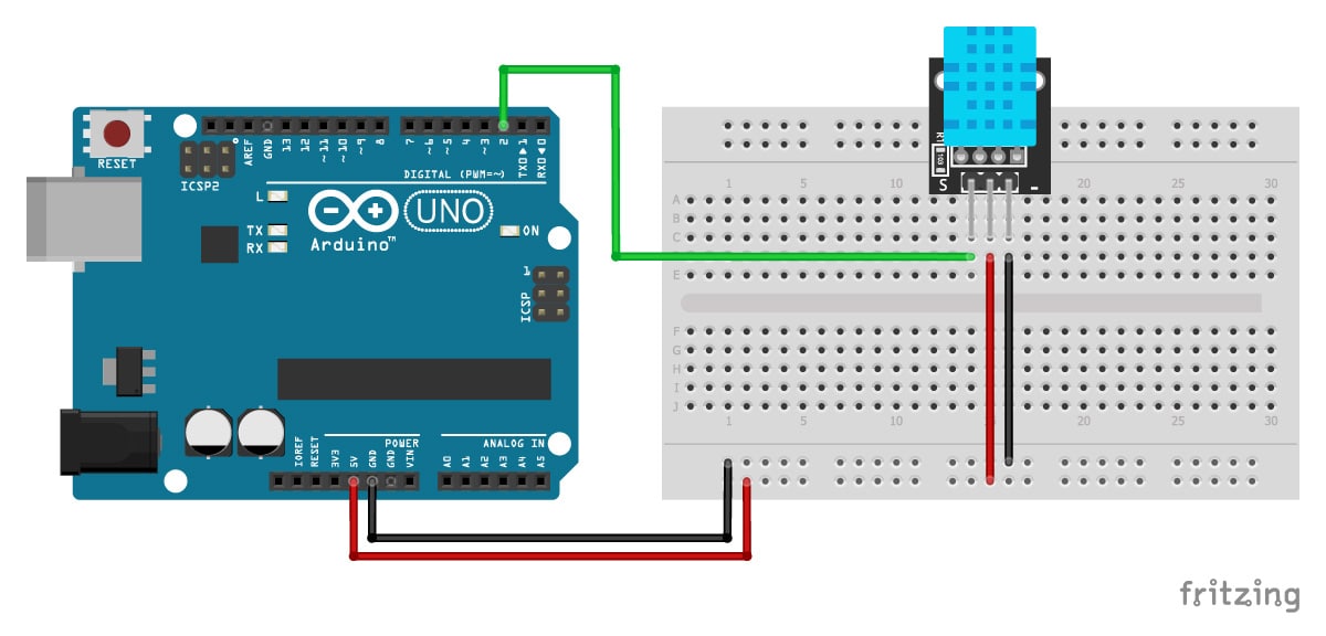 DHT11/DHT22 Sensor with Arduino Tutorial (2 Examples) DHT11/DHT22 Sensor with Arduino Tutorial (2 Examples)