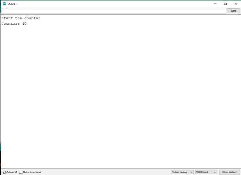How To Stop a Running Program in Arduino