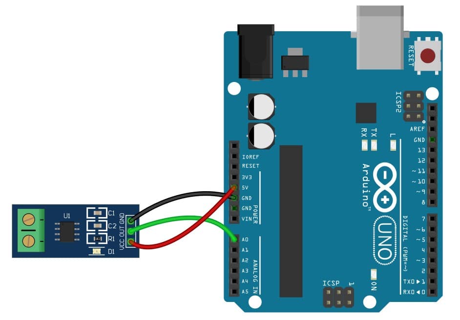 ACS712 Current Sensor And Arduino