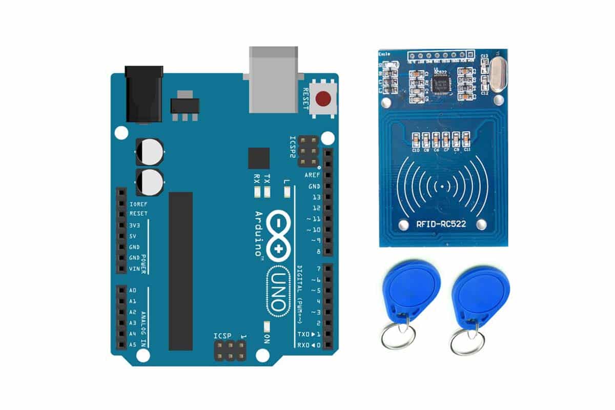 Arduino UNO And RC422 RFID Reader