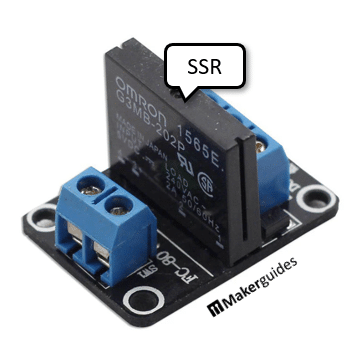 Control AC devices with Solid State Relay
