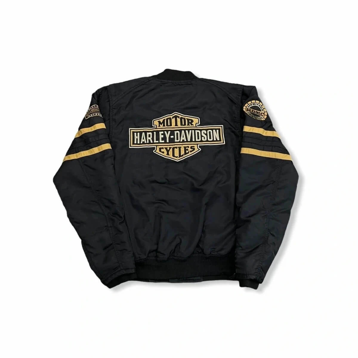 Harley Davidson Motorcycle Zip Up Racing Jacket Maker of Jacket