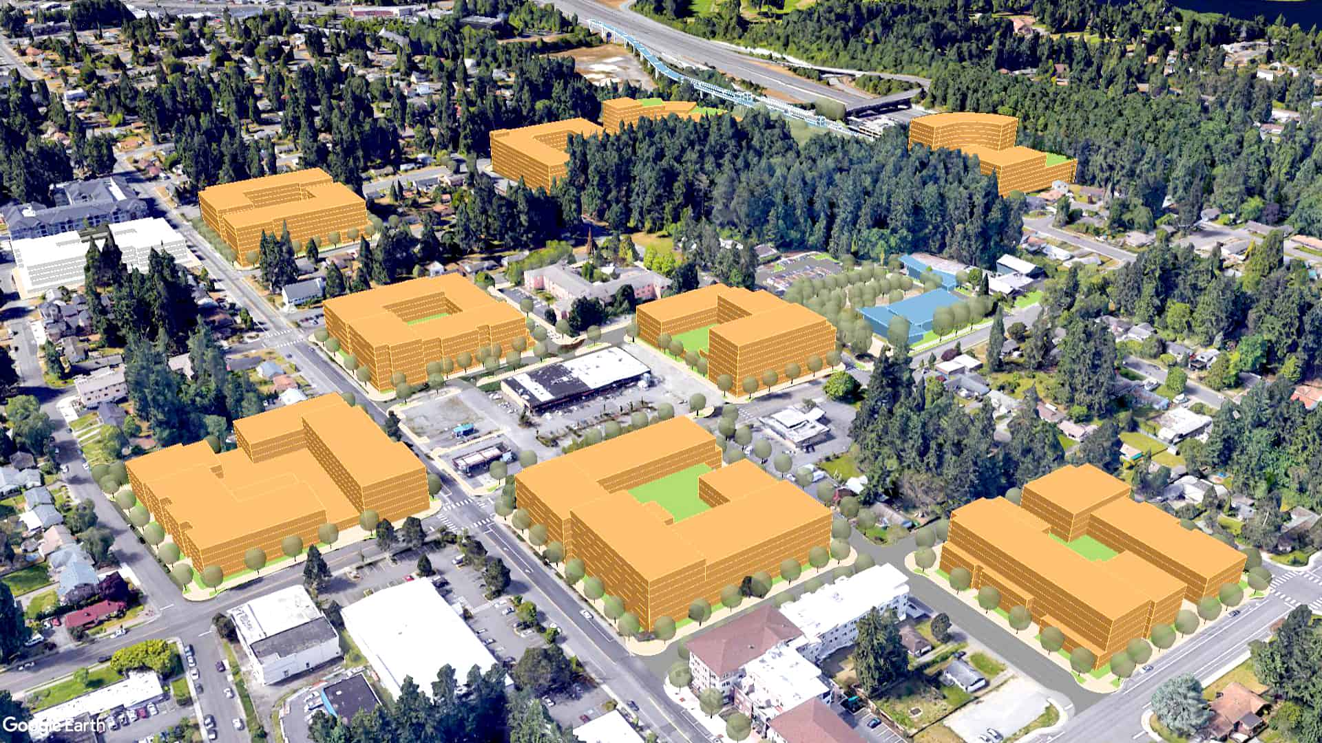 Mountlake Terrace Town Center Plan and Code MAKERS architecture and urban design