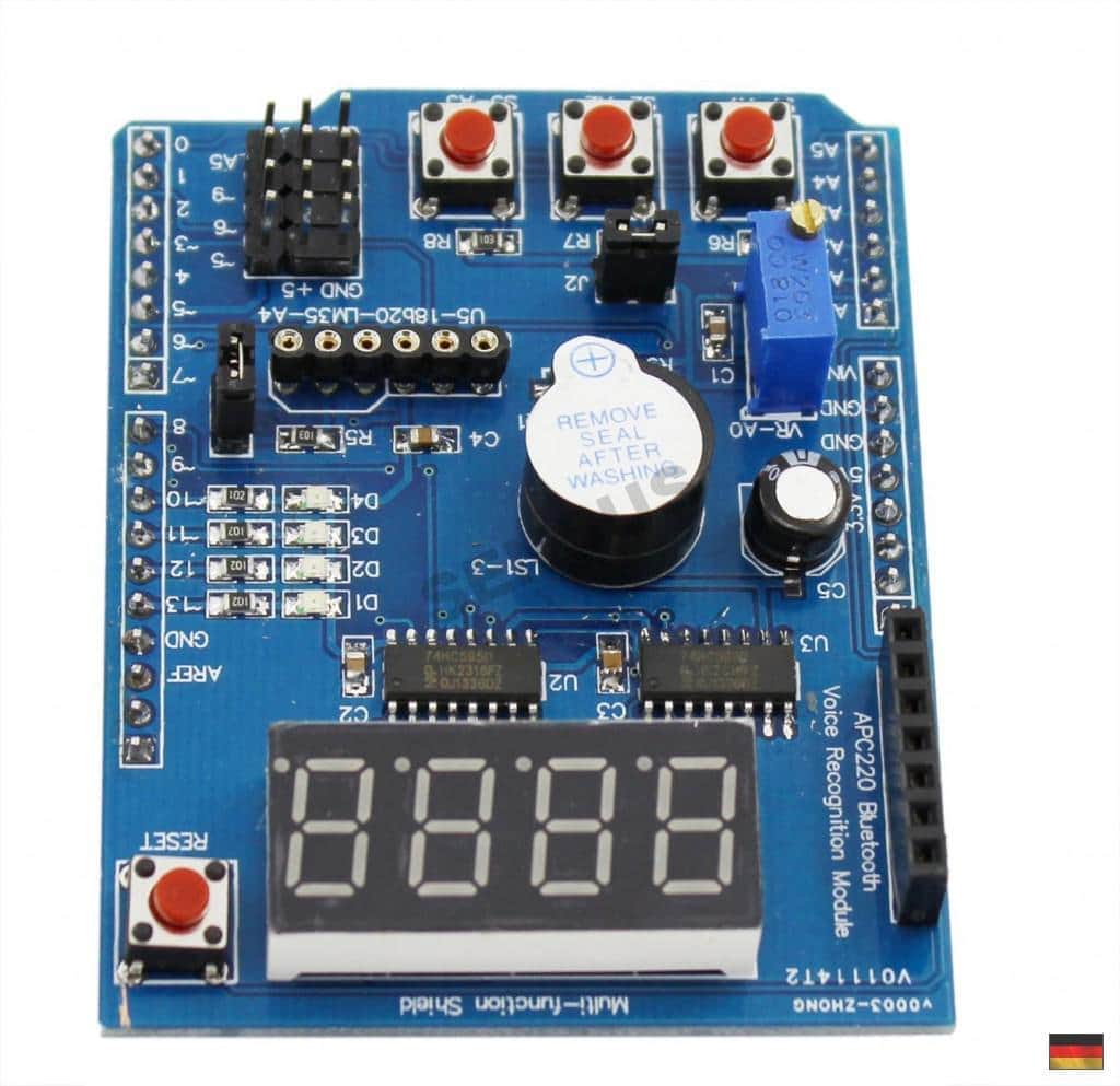 Multifunction Multifunktions für Arduino Uno Erweiterung Shield
