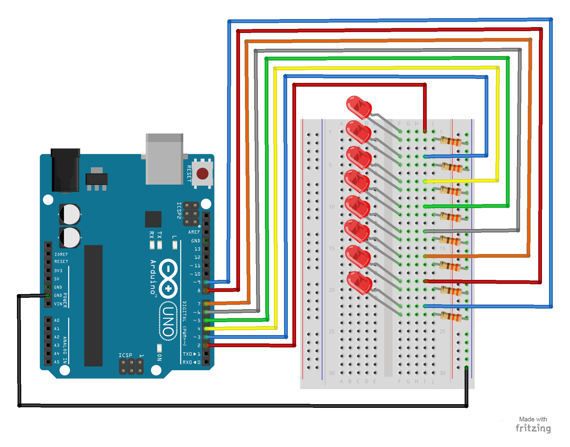 15 Arduino Uno Breadboard Projects For Beginners W Code Pdf