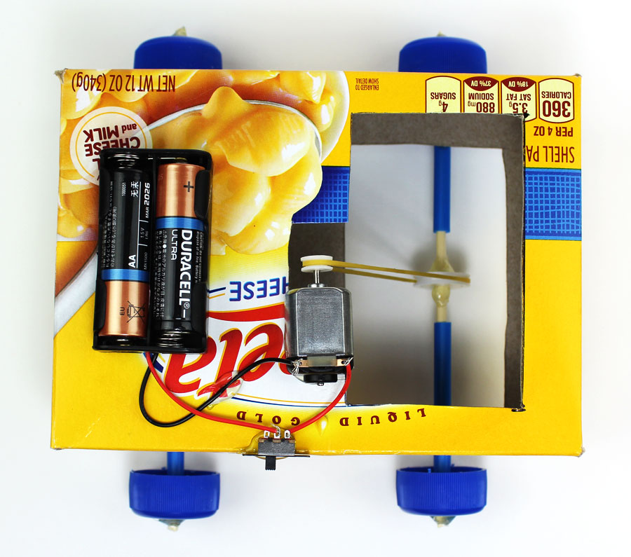 Make a Simple Battery Powered DIY Car Science Fair / Makerspace