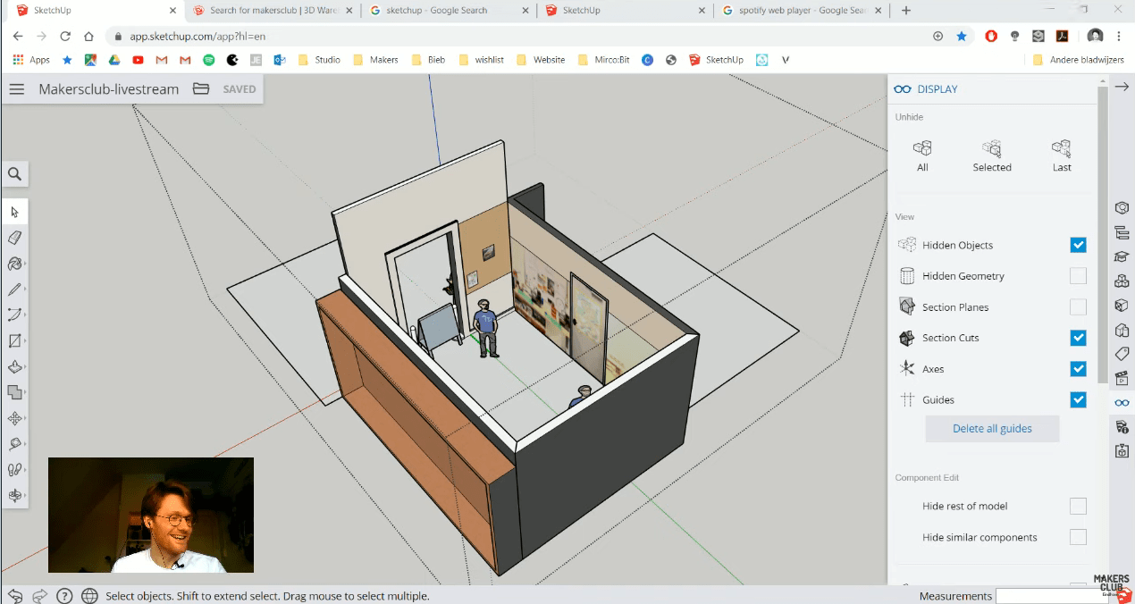SketchUp tutorial Interactive Makerstream