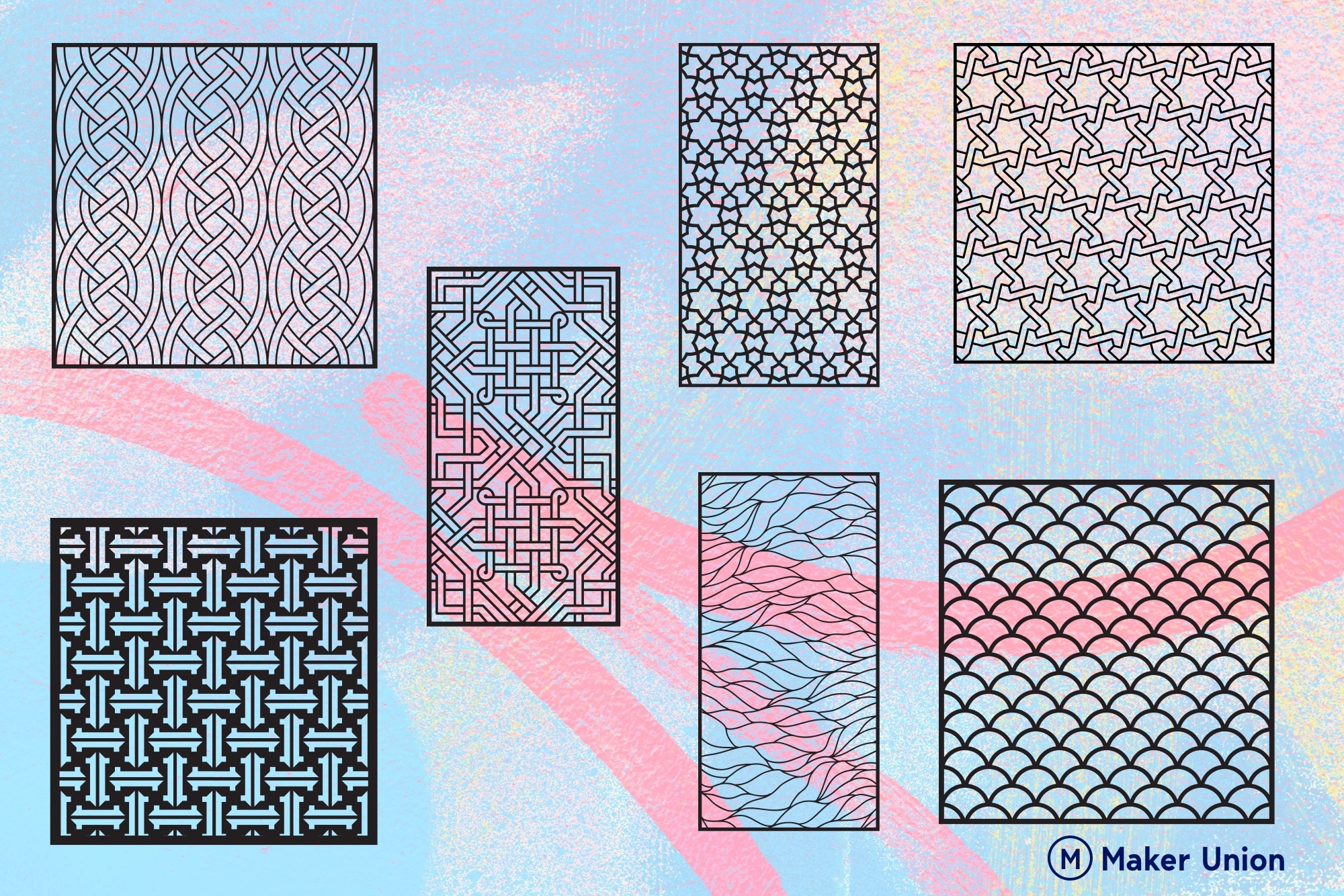Ornamental Patterns Free DXF Files Maker Union