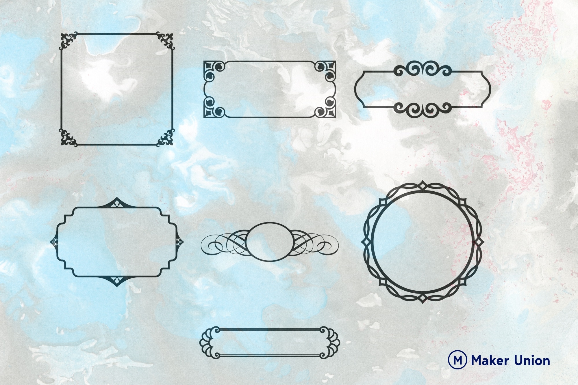 Vintage Frames Free DXF Files Maker Union