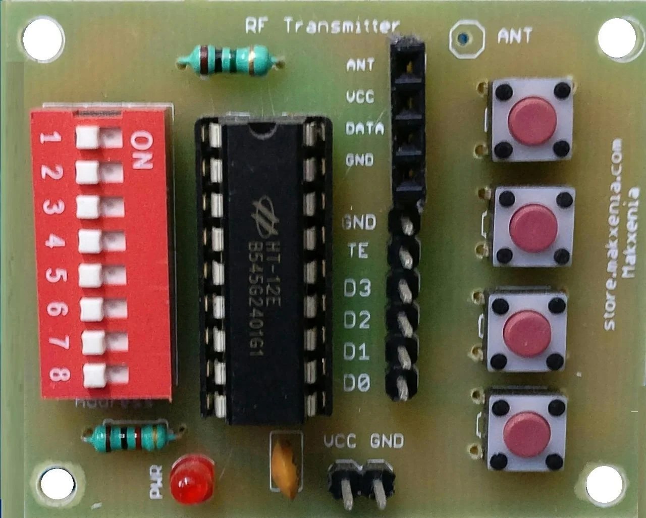 RF Module Base without 434 MHZ Transmitter Receiver TX RX module Makestore