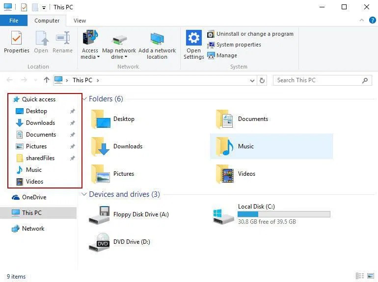 How to Remove Quick Access from Windows 10 File Explorer