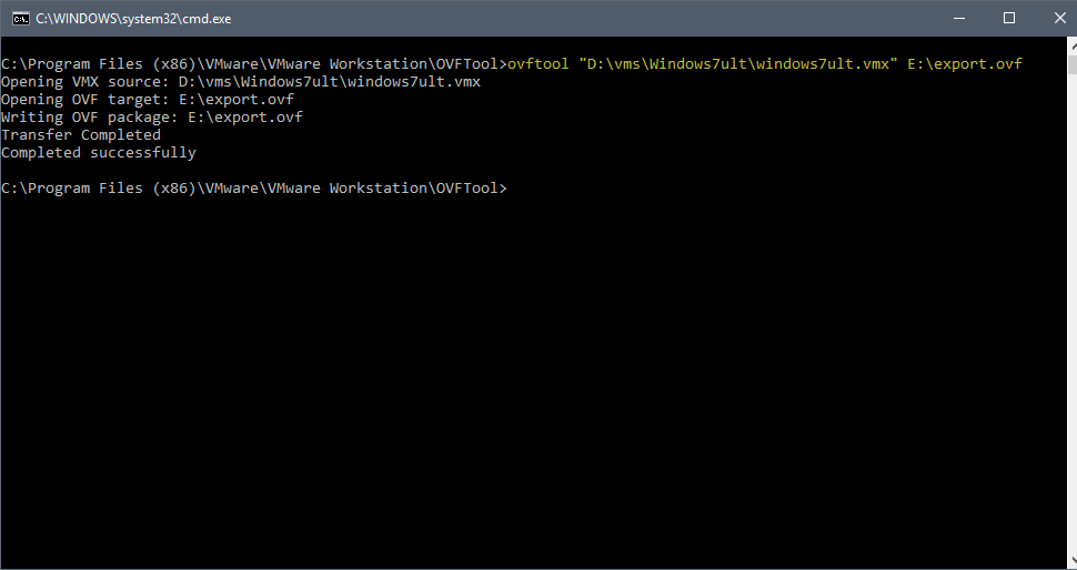 Convert Virtual Machines from VMware to VirtualBox