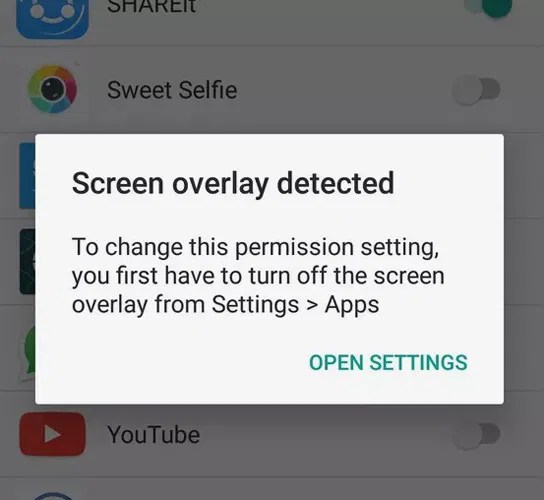 How to Fix Screen Overlay Detected Error on Android Make Tech Easier