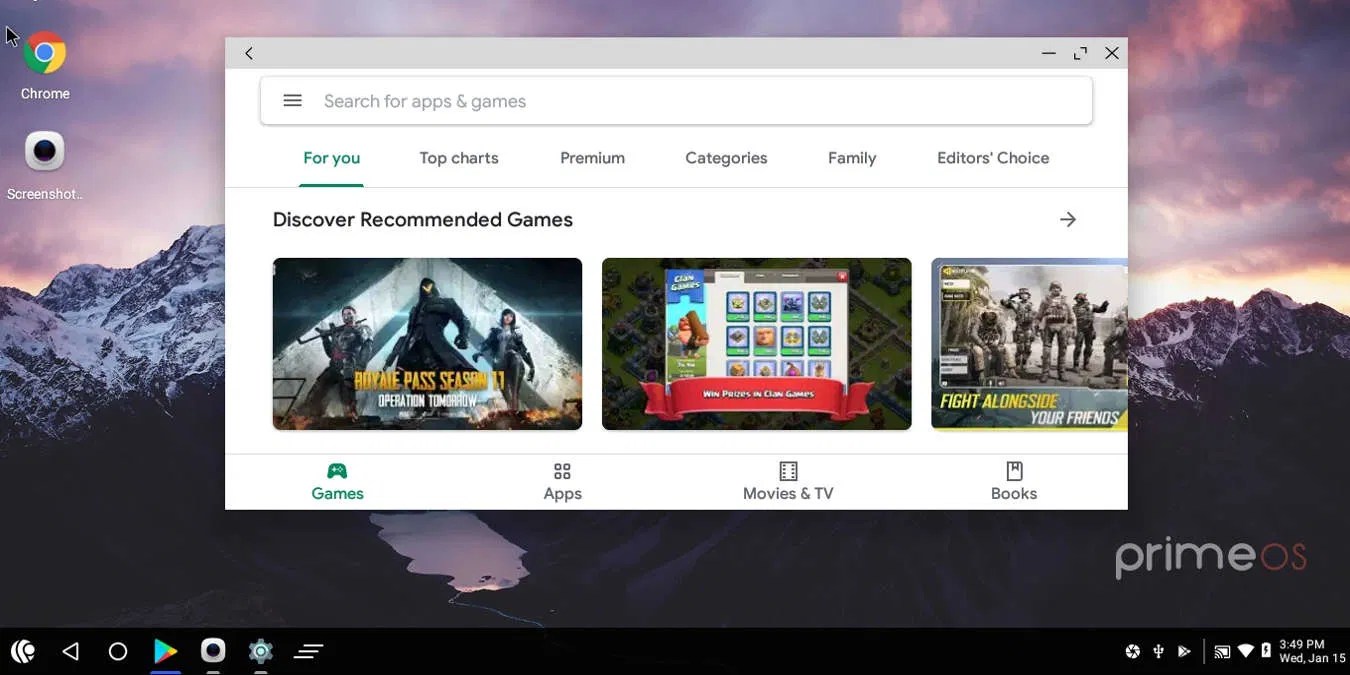 Battle of Android Desktops Android x86 v Bliss v Phoenix OS v PrimeOS