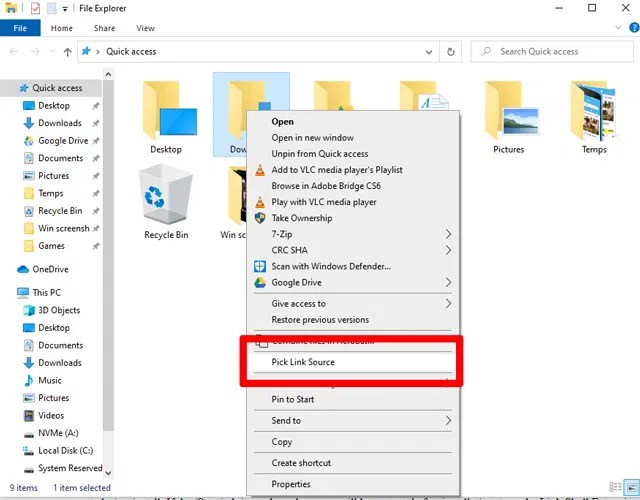 How to Create Symbolic Links (Symlink) in Windows 10