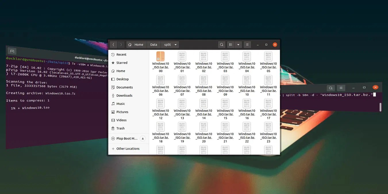 How to Compress and Split Files in Ubuntu Make Tech Easier