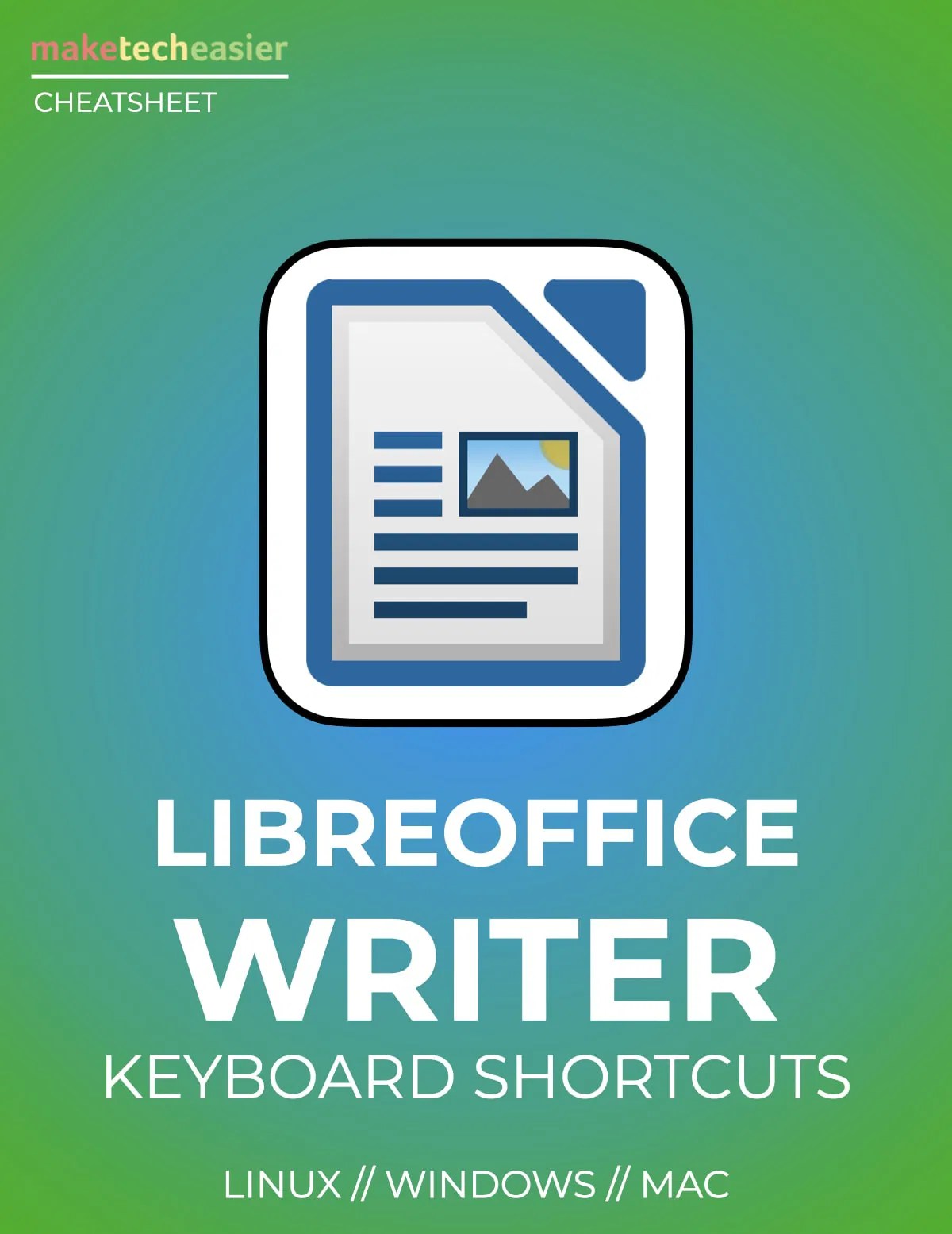 LibreOffice Writer Keyboard Shortcuts Make Tech Easier