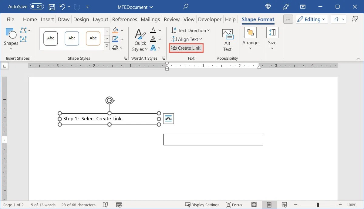 How to Insert, Format, and Link Text Boxes in Microsoft Word Make