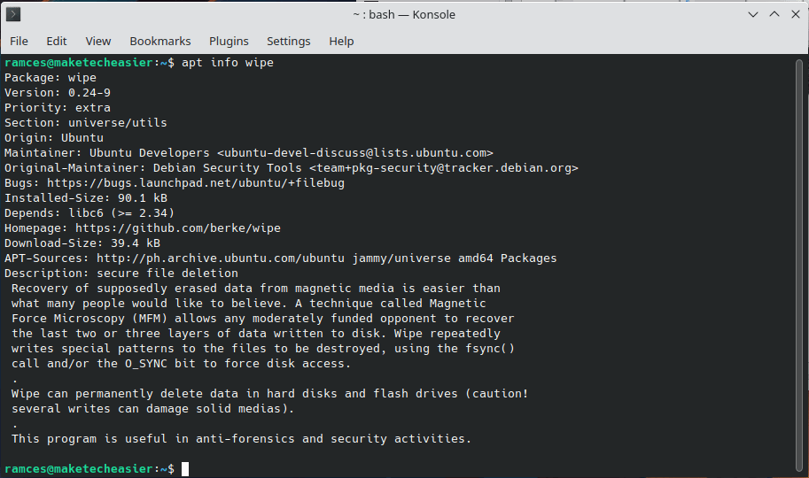 8 Simple Ways to Securely Delete Files in Linux Make Tech Easier