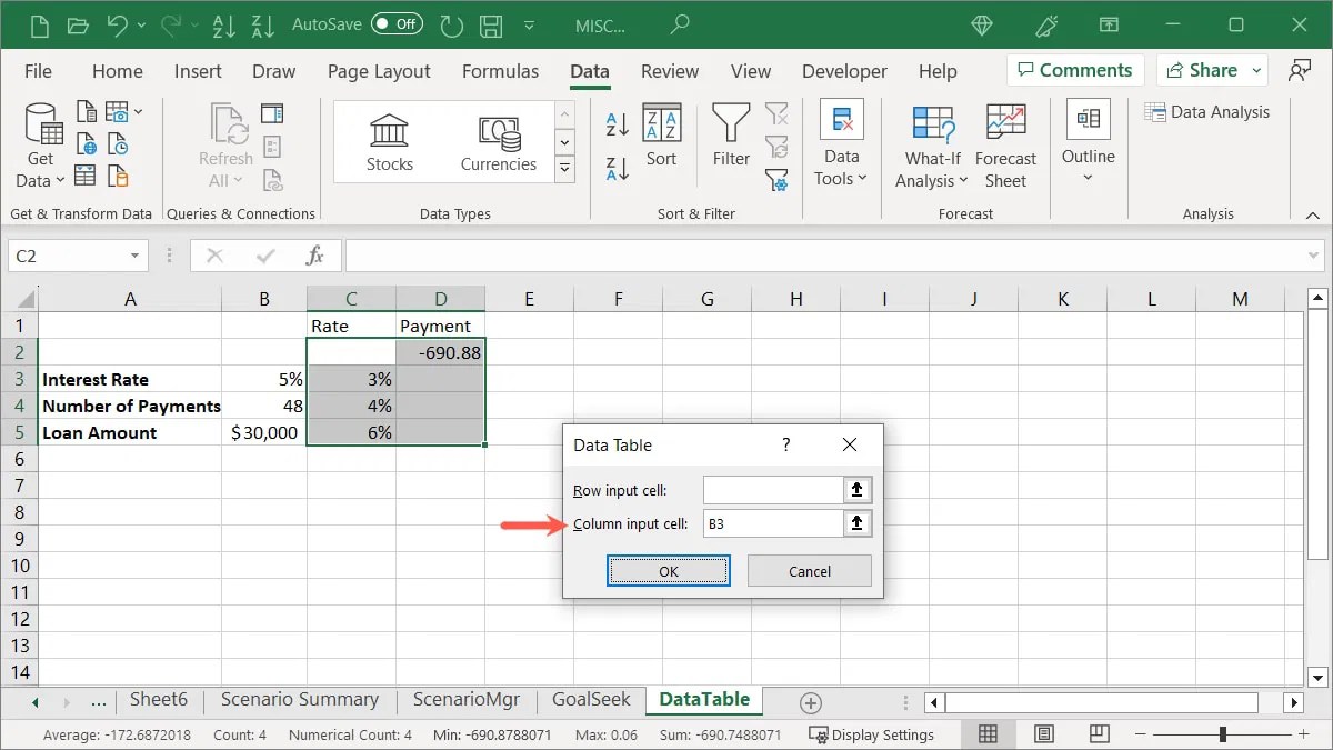 How to Use the WhatIf Analysis Tools in Microsoft Excel Make Tech Easier