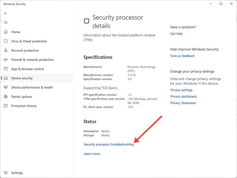 How to Fix "TPM Device Not Detected" on Windows - Make Tech Easier
