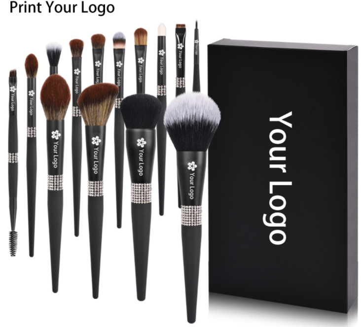 Custom print logo on the cosmetic brush, Introduce makeup brush