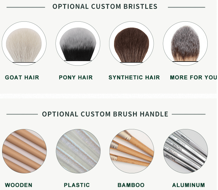 Introduce material of makeup brush, What's material of makeup brush?