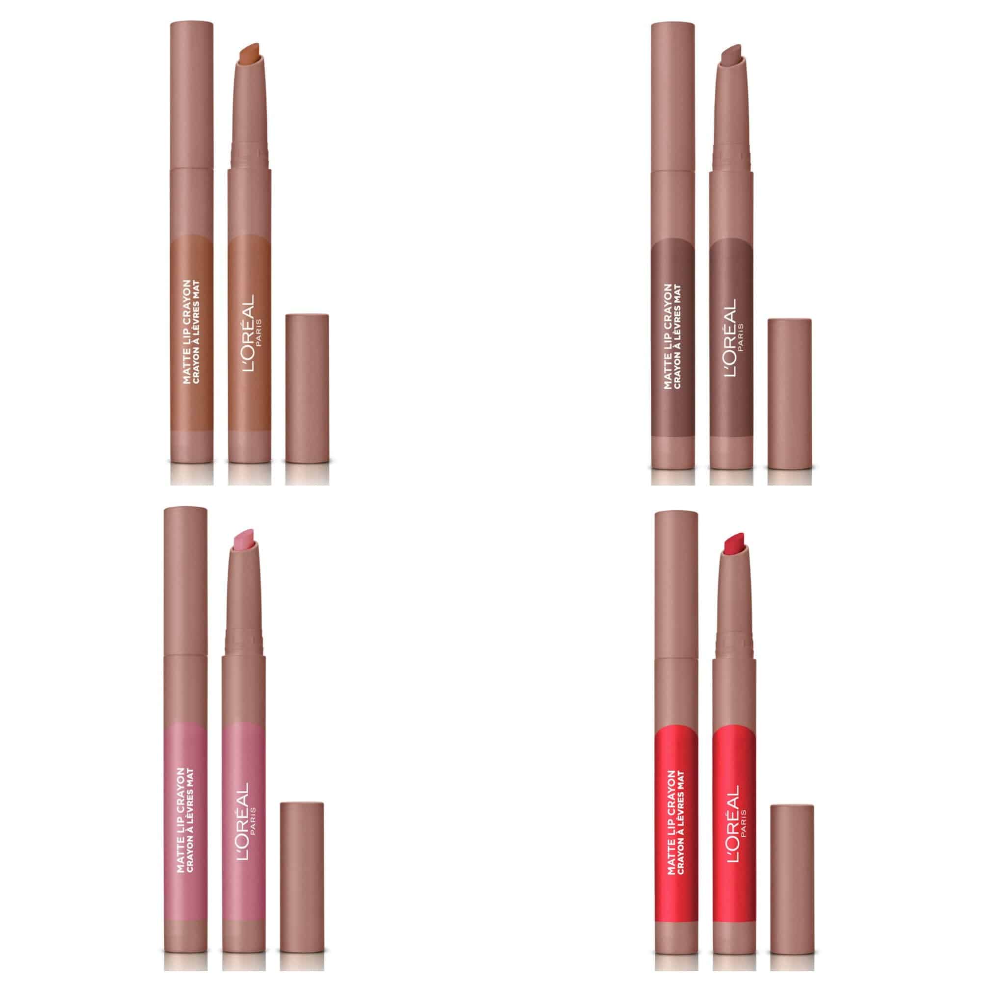 L'Oreal Infallible Matte Lip Crayon Big Launch Feb 2020