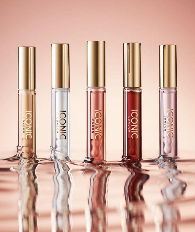 Iconic London Lustre Lip Oils 5 Pretty Lip Gloss Oils