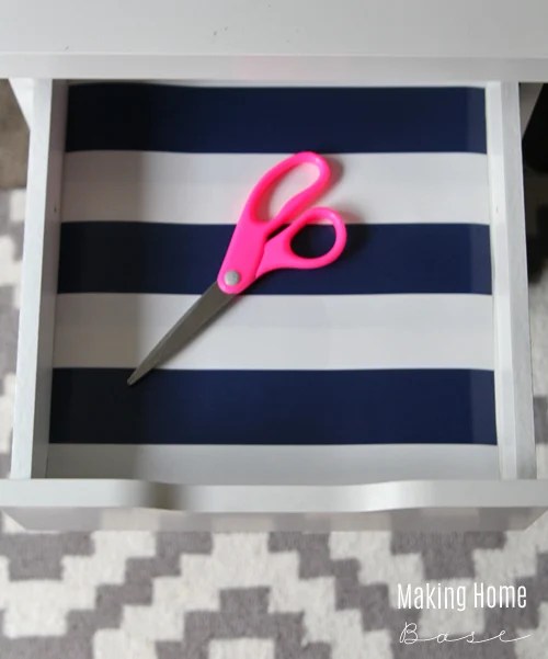 How to Create Drawer Liners from Prettty Wrapping Paper
