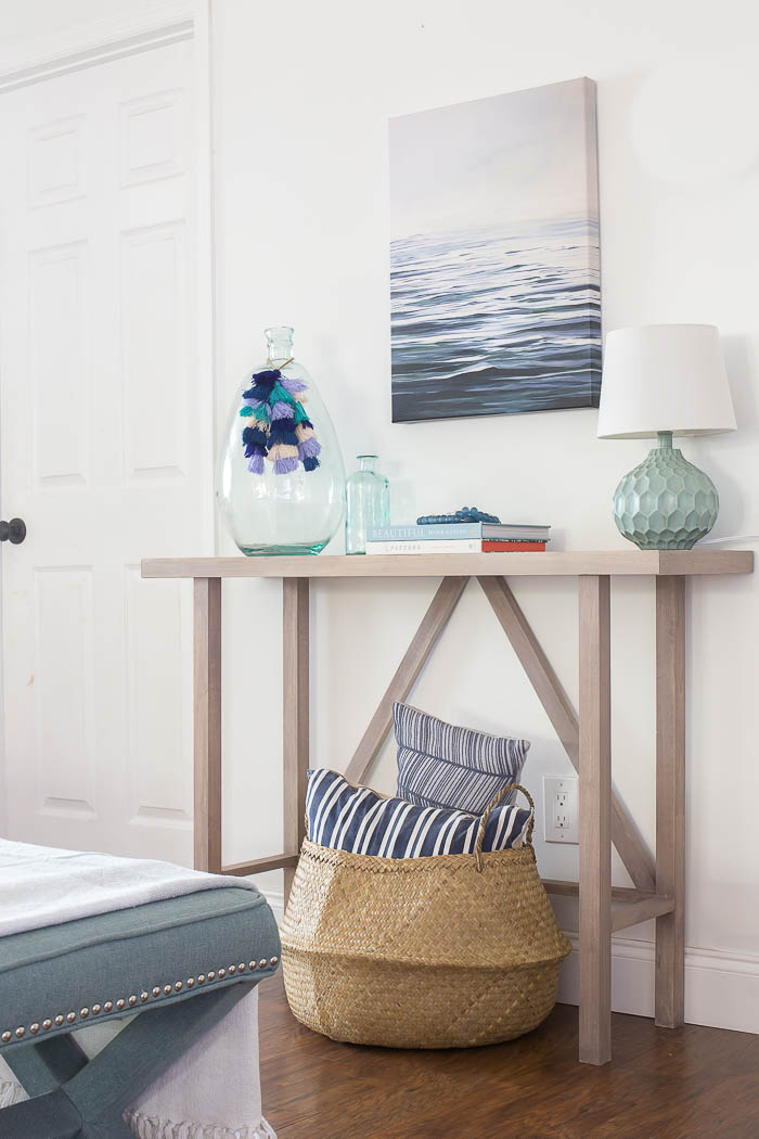 Beach House Style DIY Console Table Build Tutorial