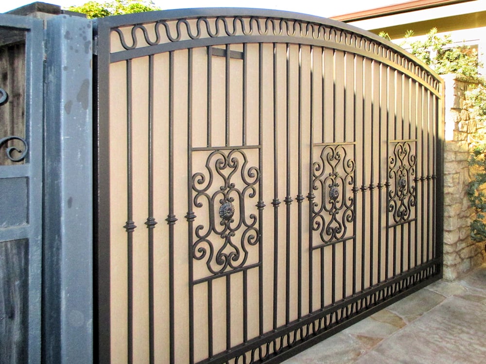 Wrought Iron Gates With Privacy Screens Ideas