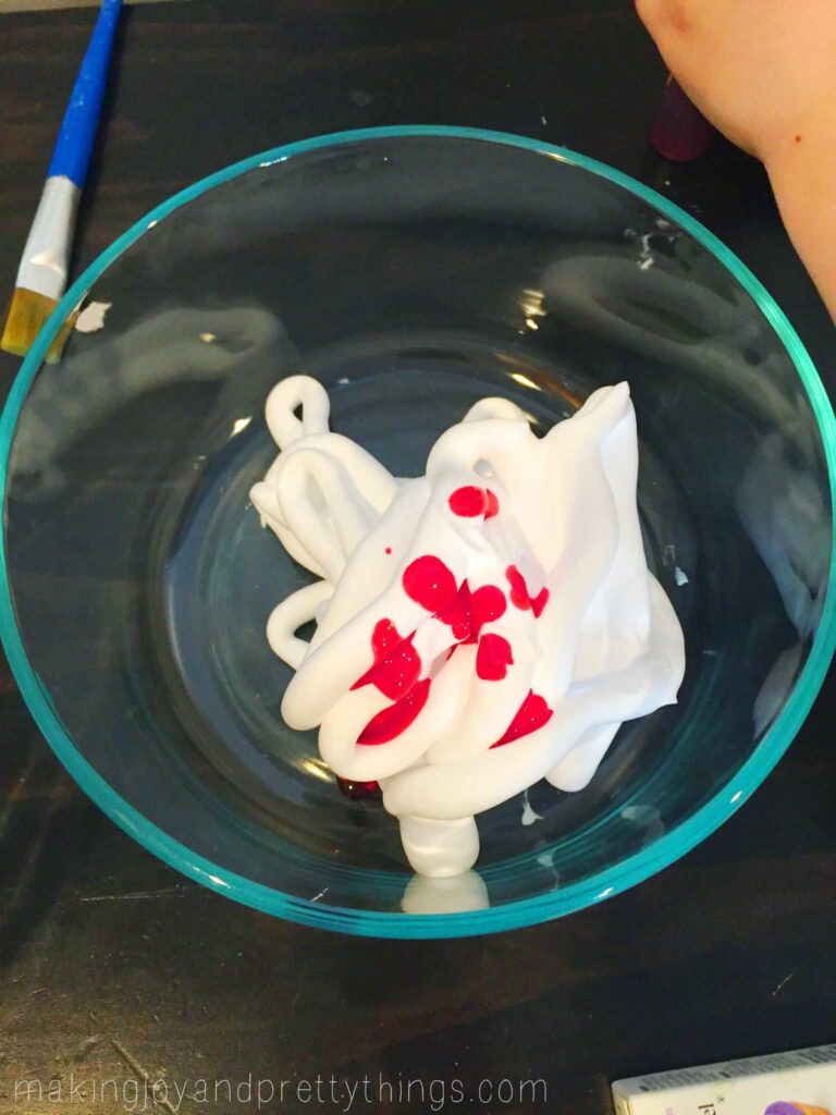 Shaving Cream Easter Eggs