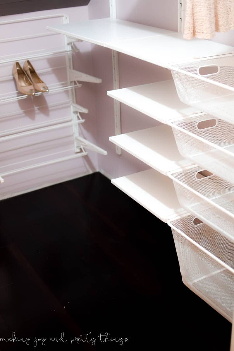 ikea algot closet2 Making Joy and Pretty Things