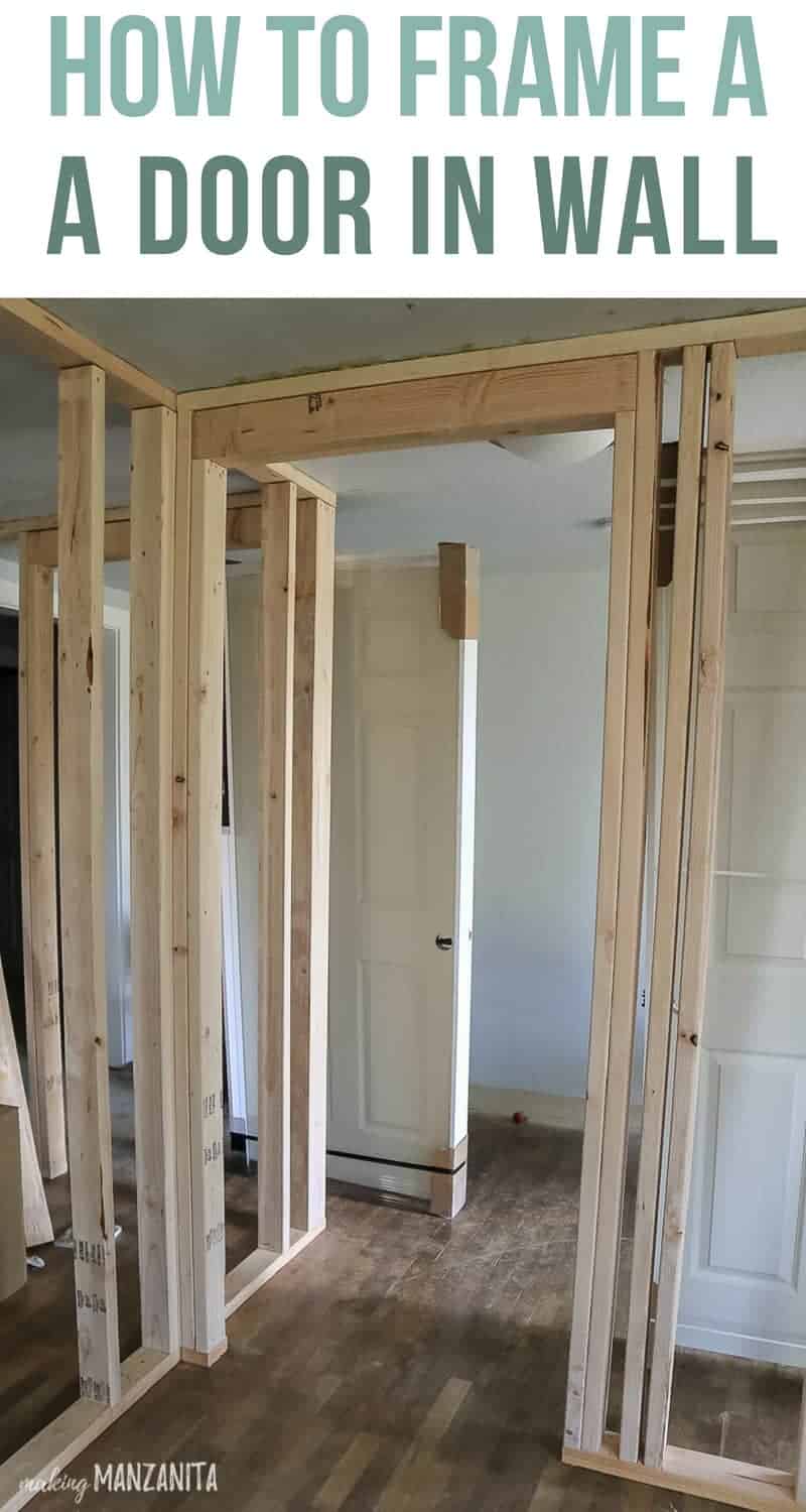 How To Build A Wall Part 2 (Framing A Door) Making
