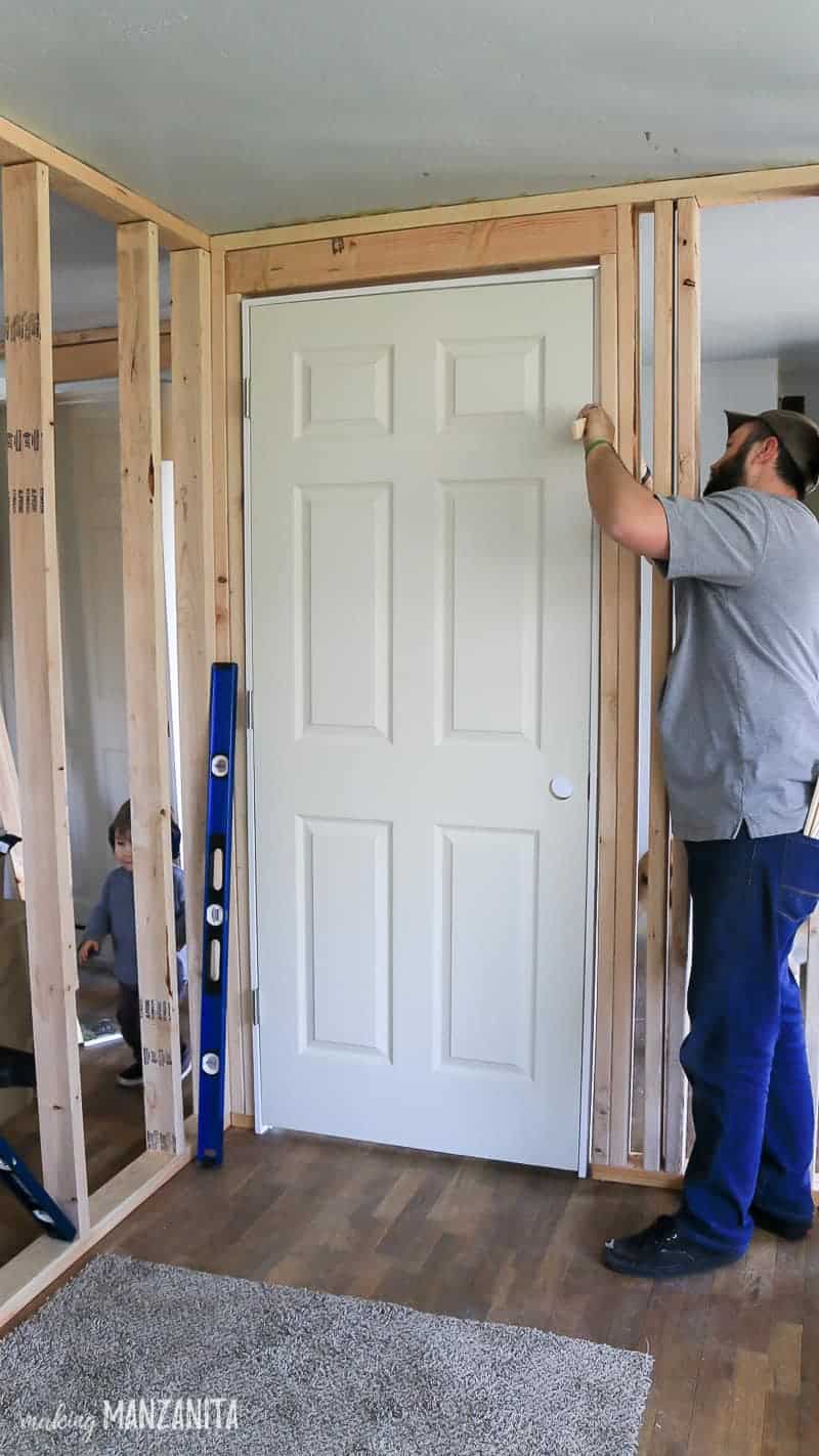 How To Install A Prehung Door Making Manzanita