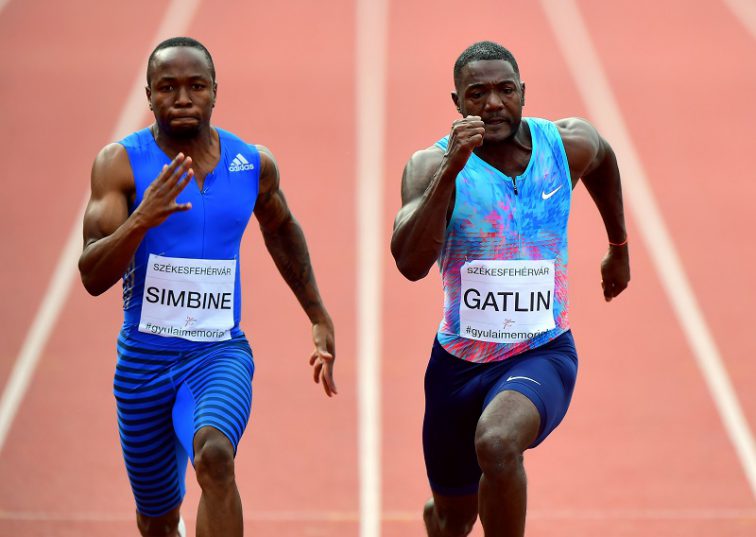 Simbine missed out on the automatic qualifying spot but due to. World Champion Gatlin to face Simbine at South Africa's ...