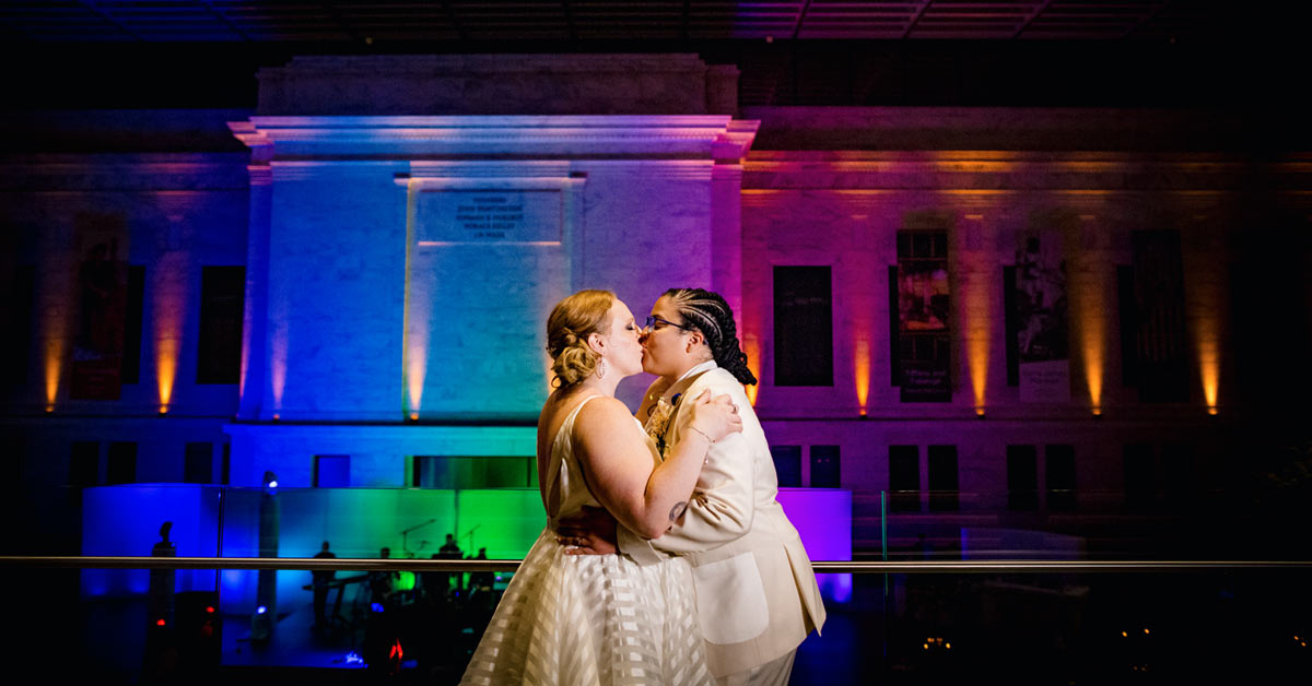Focused // Cortney + Samantha Cleveland Museum of Art Wedding Making