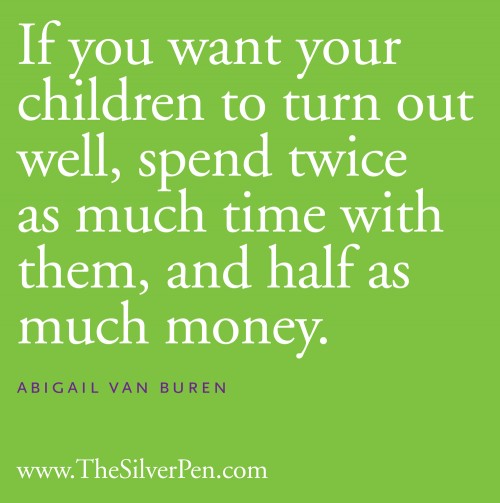 On Raising Children {Quote} Making Time for Mommy