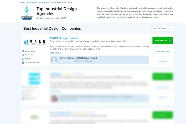 Top Industrial Design Company in 2021 MAKO Design + Invent