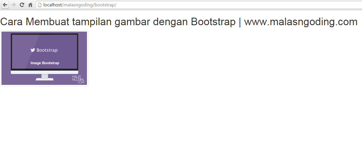 Bootstrap Part 3 Tampilan Gambar Dengan Bootstrap Malas Ngoding
