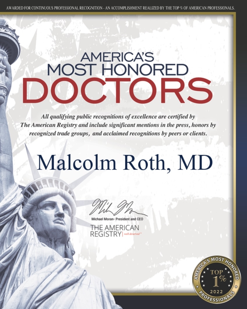 Honors / Media Malcolm Z. Roth, MD, FACS
