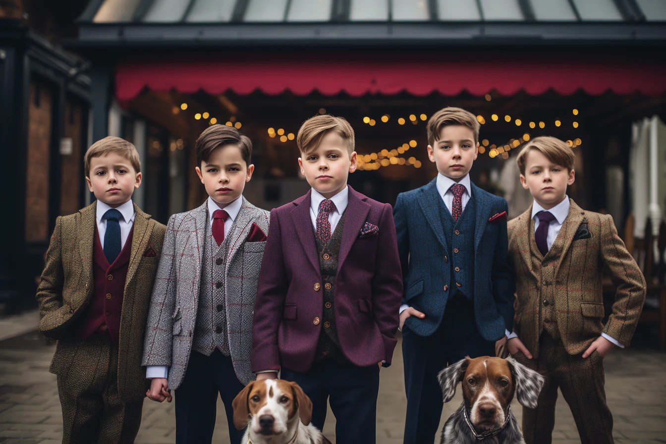 Husky Boys Suits Styles, Colors, and Accessories for Big Kids