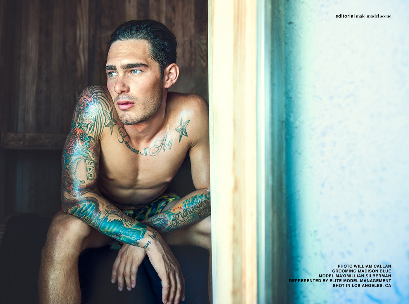 Maximillian Silberman by William Callan for Male Model Scene