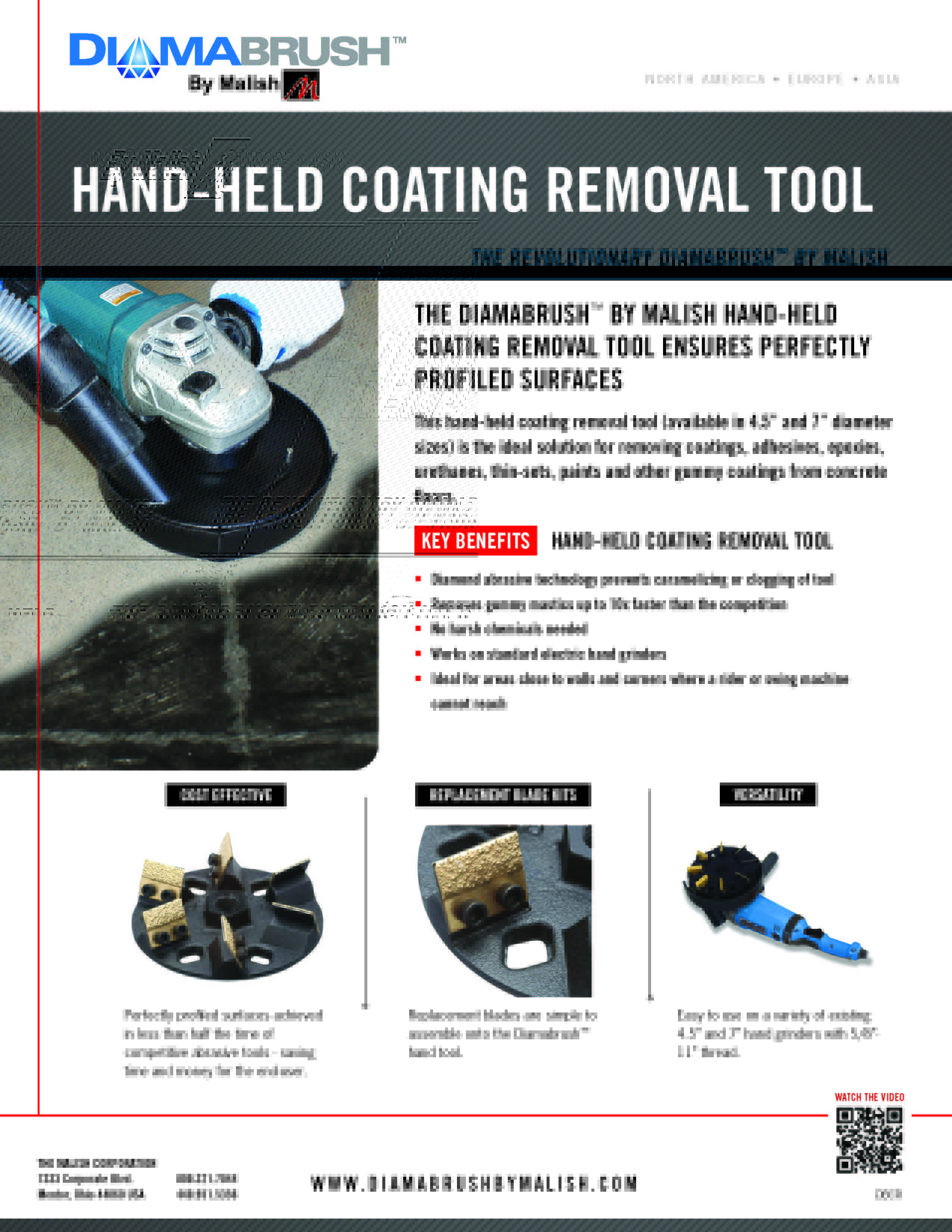 Diamabrush Literature The Malish Corporation