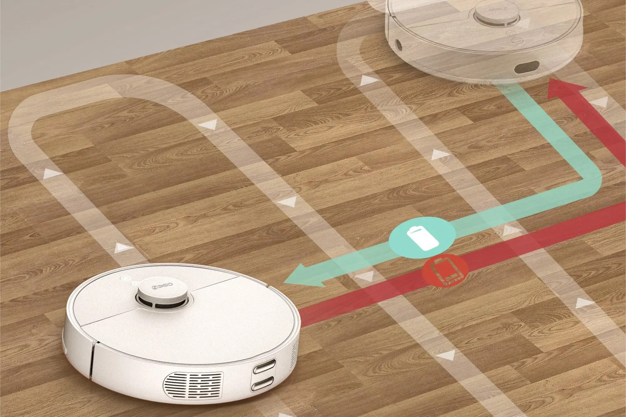 360 Robot Vacuum S5 White MALL.CZ