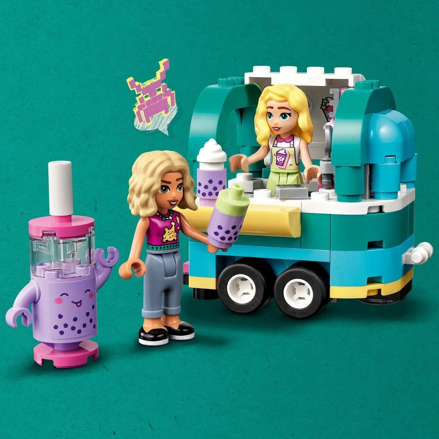 LEGO Friends 41733 Pojízdná prodejna bubble tea rozbaleno MALL.CZ