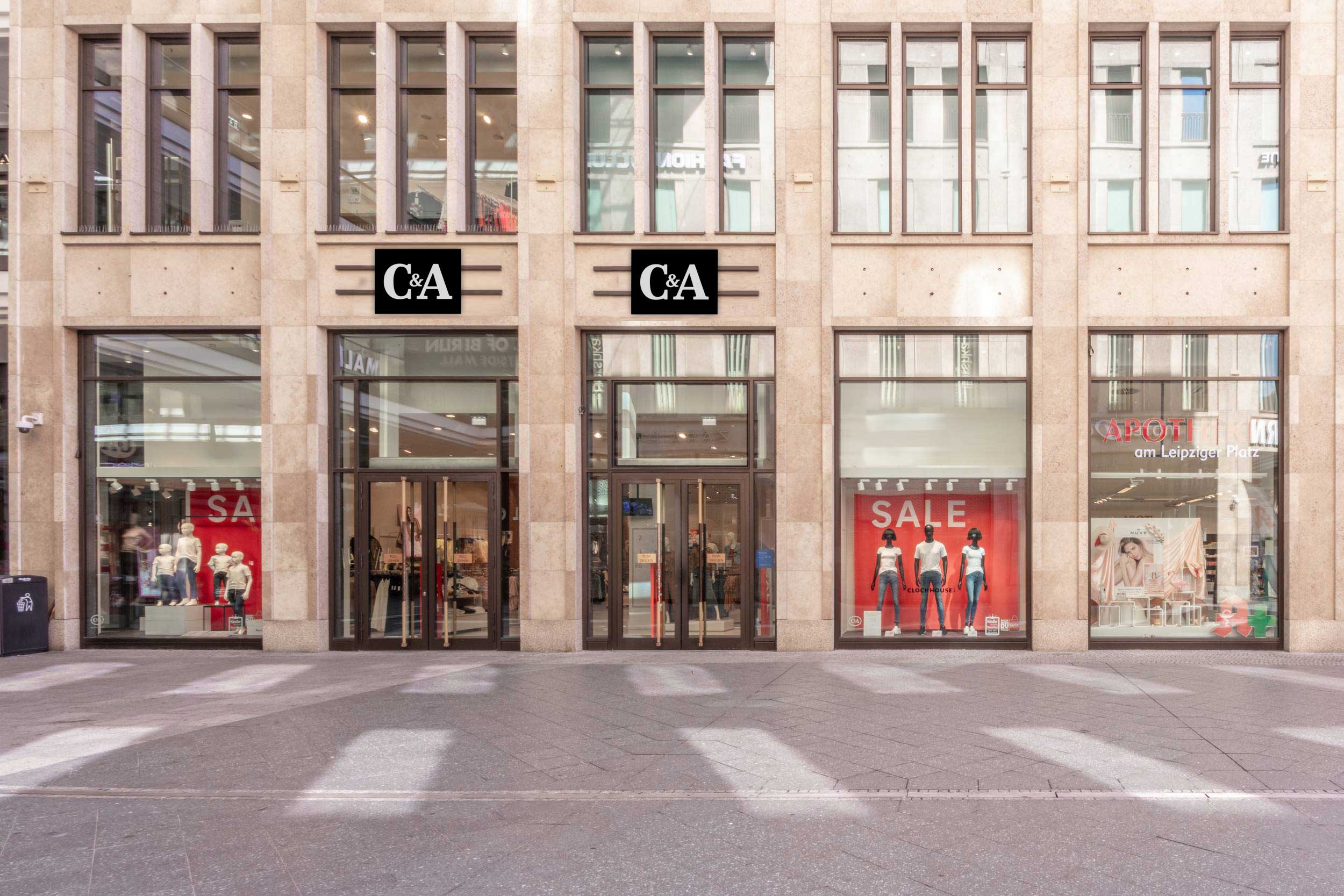 Mall of Berlin Einkaufen am Leipziger Platz in Berlin Mitte C & A