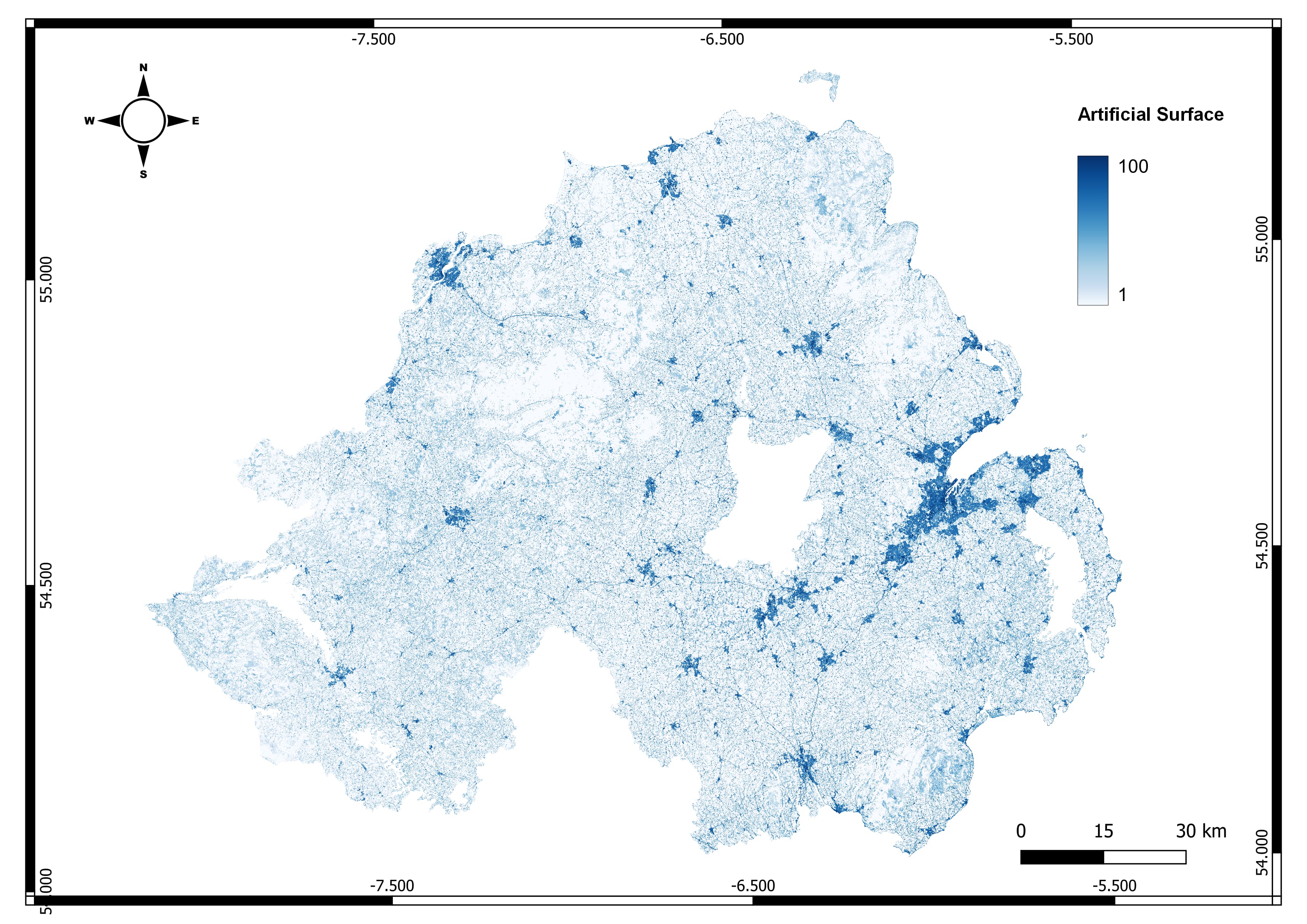 Artificial Surface Detection using Sentinel Satellite Imagery Mallon